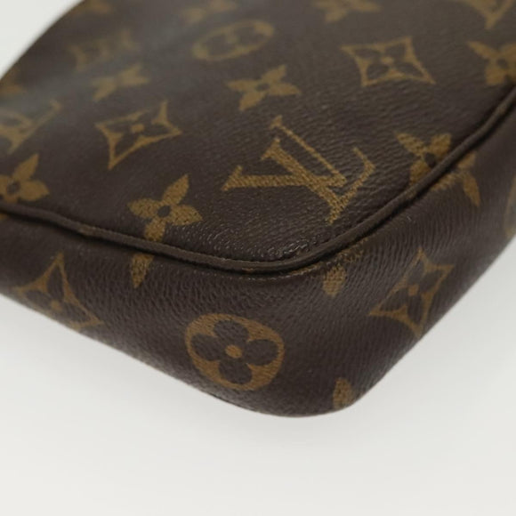 LOUIS VUITTON Monogram Pochette Accessoires Pouch M51980 LV Auth 137062