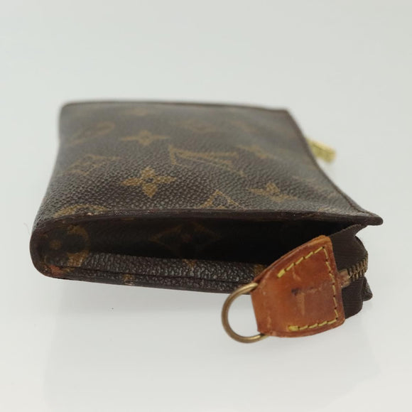 LOUIS VUITTON Monogram Bucket PM Accessory Pouch LV Auth 137063