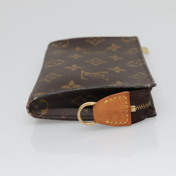 LOUIS VUITTON Monogram Bucket PM Accessory Pouch LV Auth 137064