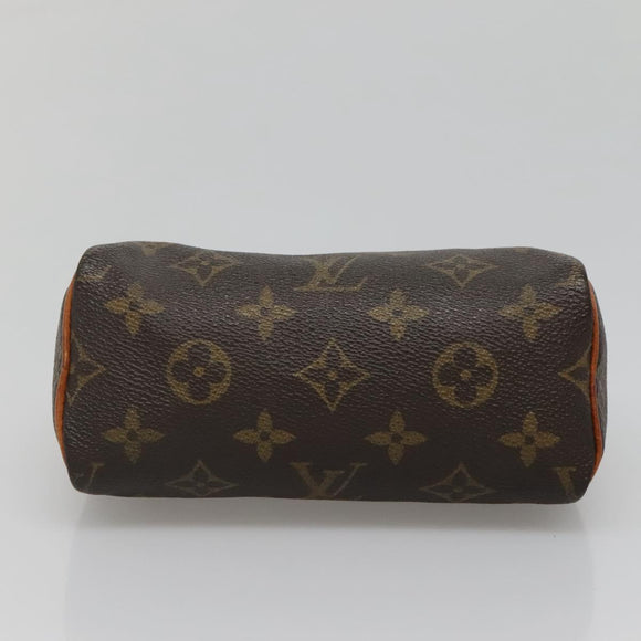 LOUIS VUITTON Monogram Mini Speedy Hand Bag M41534 LV Auth 137066