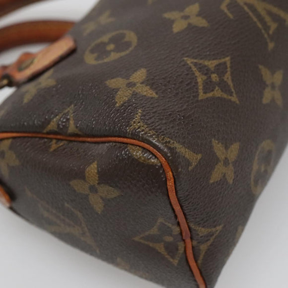 LOUIS VUITTON Monogram Mini Speedy Hand Bag M41534 LV Auth 137066