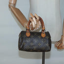 LOUIS VUITTON Monogram Mini Speedy Hand Bag M41534 LV Auth 137066-19