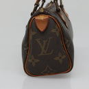 LOUIS VUITTON Monogram Mini Speedy Hand Bag M41534 LV Auth 137066-3