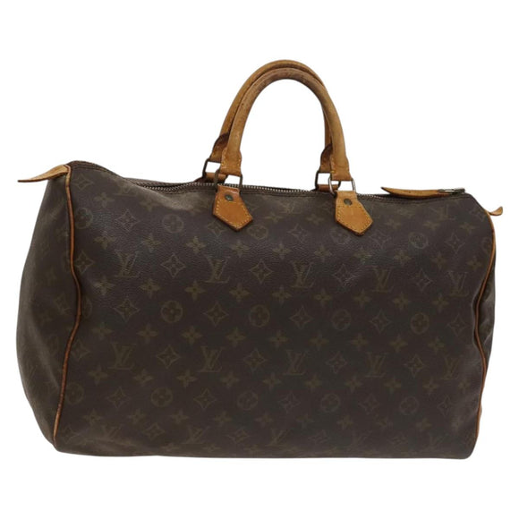 LOUIS VUITTON Monogram Speedy 40 Hand Bag M41522 LV Auth 137073