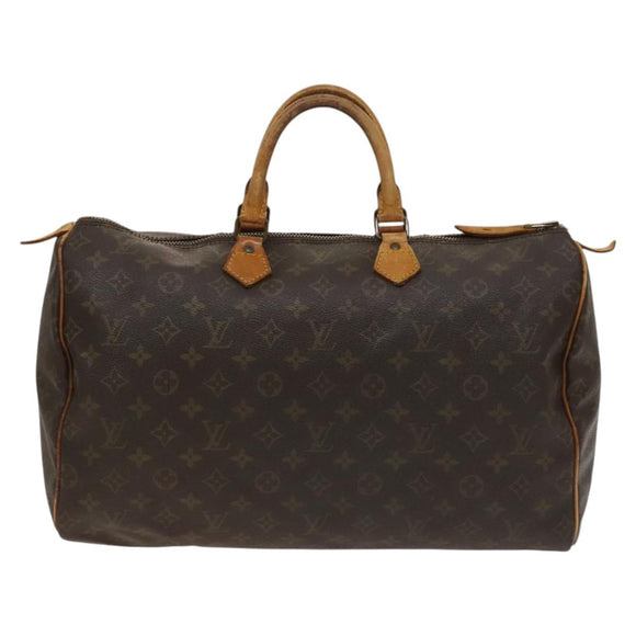 LOUIS VUITTON Monogram Speedy 40 Hand Bag M41522 LV Auth 137073