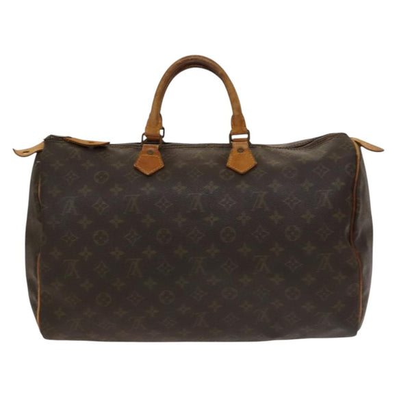 LOUIS VUITTON Monogram Speedy 40 Hand Bag M41522 LV Auth 137073