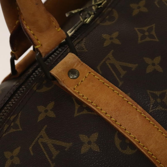 LOUIS VUITTON Monogram Keepall 50 Boston Bag M41426 LV Auth 137095