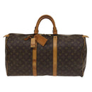 LOUIS VUITTON Monogram Keepall 50 Boston Bag M41426 LV Auth 137095-13