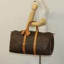 LOUIS VUITTON Monogram Keepall 50 Boston Bag M41426 LV Auth 137095-23