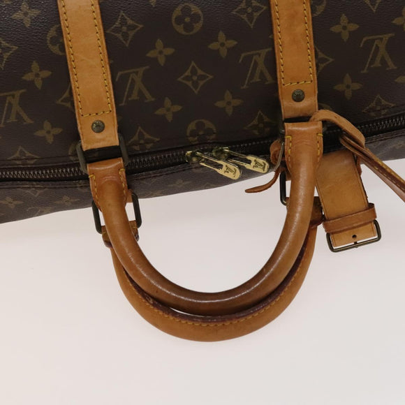 LOUIS VUITTON Monogram Keepall 50 Boston Bag M41426 LV Auth 137095