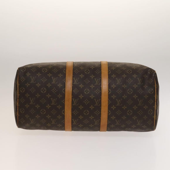 LOUIS VUITTON Monogram Keepall 50 Boston Bag M41426 LV Auth 137095