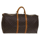 LOUIS VUITTON Monogram Keepall Bandouliere 60 Boston Bag M41412 LV Auth 137098-1