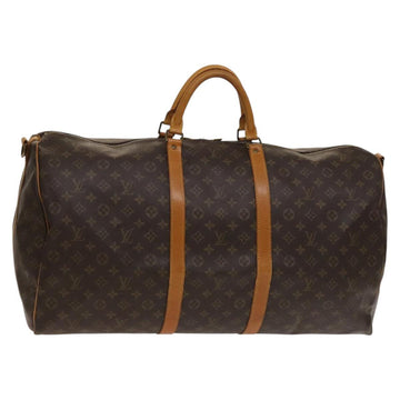 LOUIS VUITTON Monogram Keepall Bandouliere 60 Boston Bag M41412 LV Auth 137098