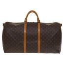 LOUIS VUITTON Monogram Keepall Bandouliere 60 Boston Bag M41412 LV Auth 137098-2