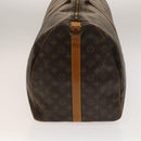 LOUIS VUITTON Monogram Keepall Bandouliere 60 Boston Bag M41412 LV Auth 137098-4