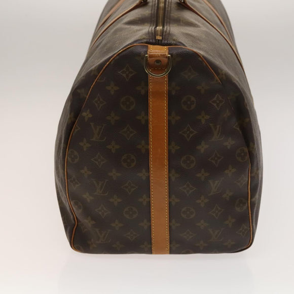 LOUIS VUITTON Monogram Keepall Bandouliere 60 Boston Bag M41412 LV Auth 137098