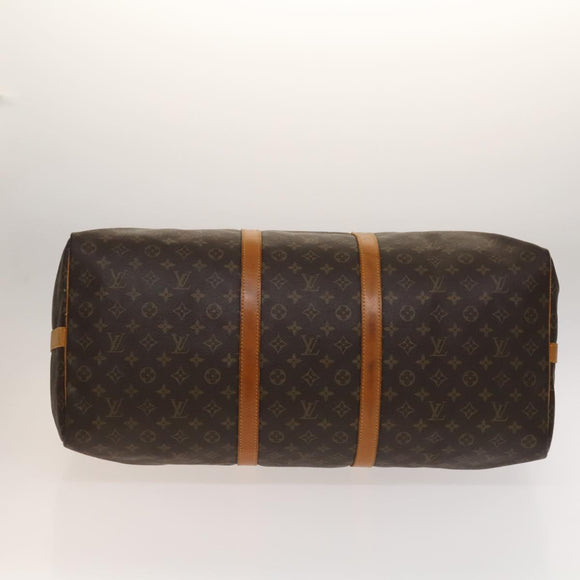 LOUIS VUITTON Monogram Keepall Bandouliere 60 Boston Bag M41412 LV Auth 137098