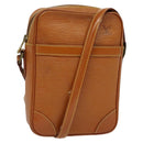 LOUIS VUITTON Epi Danube Shoulder Bag Brown M51694 LV Auth 137109-1