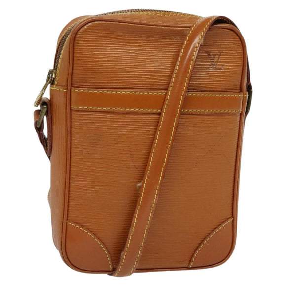 LOUIS VUITTON Epi Danube Shoulder Bag Brown M51694 LV Auth 137109