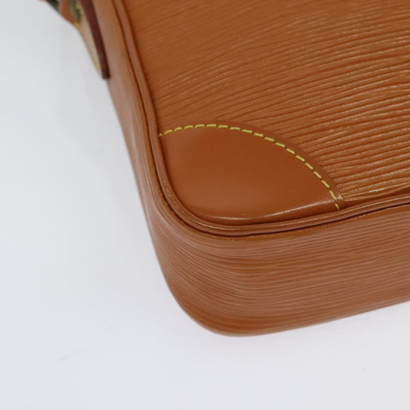 LOUIS VUITTON Epi Danube Shoulder Bag Brown M51694 LV Auth 137109