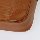 LOUIS VUITTON Epi Danube Shoulder Bag Brown M51694 LV Auth 137109-17