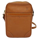 LOUIS VUITTON Epi Danube Shoulder Bag Brown M51694 LV Auth 137109-13
