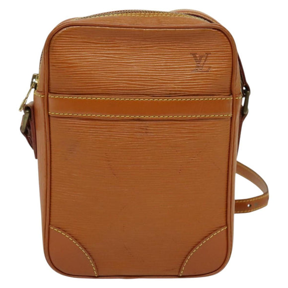 LOUIS VUITTON Epi Danube Shoulder Bag Brown M51694 LV Auth 137109