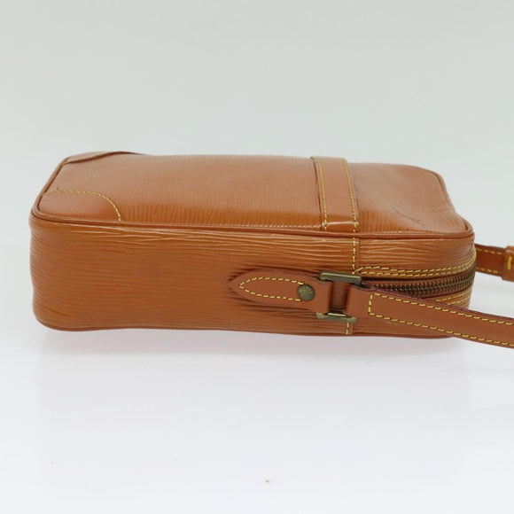 LOUIS VUITTON Epi Danube Shoulder Bag Brown M51694 LV Auth 137109