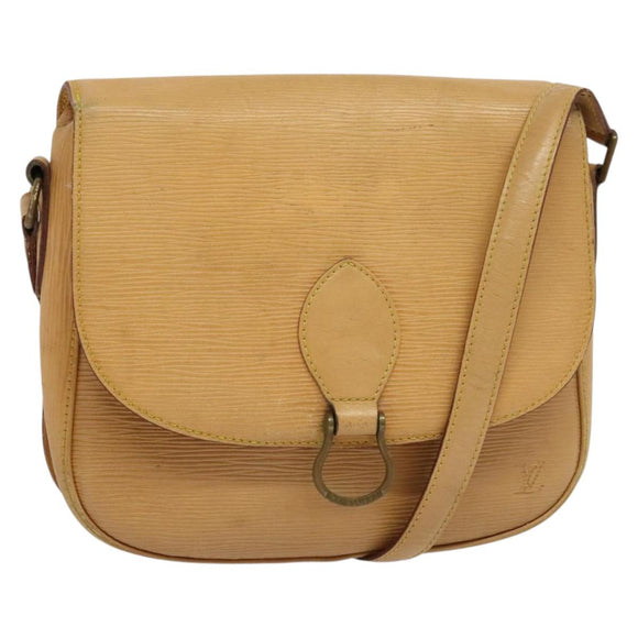 LOUIS VUITTON Epi Saint Cloud GM Shoulder Bag Beige M52196 LV Auth 137110