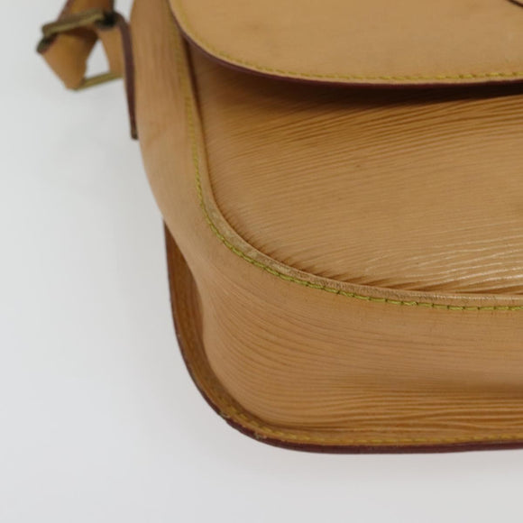 LOUIS VUITTON Epi Saint Cloud GM Shoulder Bag Beige M52196 LV Auth 137110