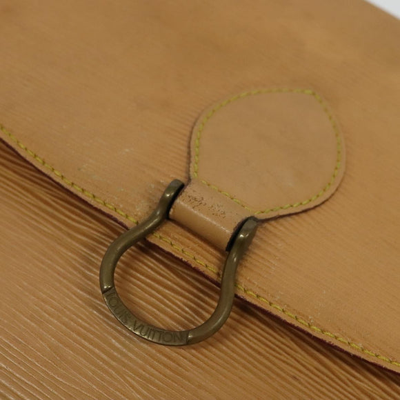 LOUIS VUITTON Epi Saint Cloud GM Shoulder Bag Beige M52196 LV Auth 137110