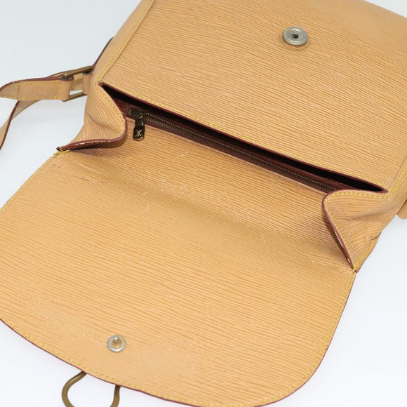 LOUIS VUITTON Epi Saint Cloud GM Shoulder Bag Beige M52196 LV Auth 137110
