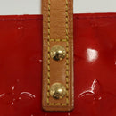 LOUIS VUITTON Monogram Vernis Reade PM Hand Bag Red Rouge M91088 LV Auth 137115-10