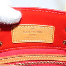 LOUIS VUITTON Monogram Vernis Reade PM Hand Bag Red Rouge M91088 LV Auth 137115-18