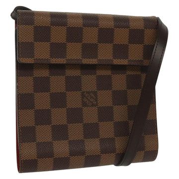 LOUIS VUITTON Damier Ebene CD Case LV Auth 137117