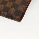 LOUIS VUITTON Damier Ebene CD Case LV Auth 137117-16