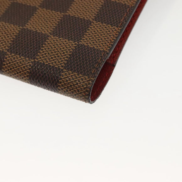 LOUIS VUITTON Damier Ebene CD Case LV Auth 137117