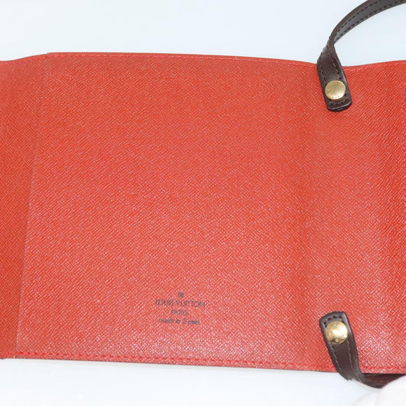 LOUIS VUITTON Damier Ebene CD Case LV Auth 137117