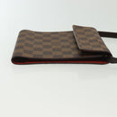 LOUIS VUITTON Damier Ebene CD Case LV Auth 137117-3