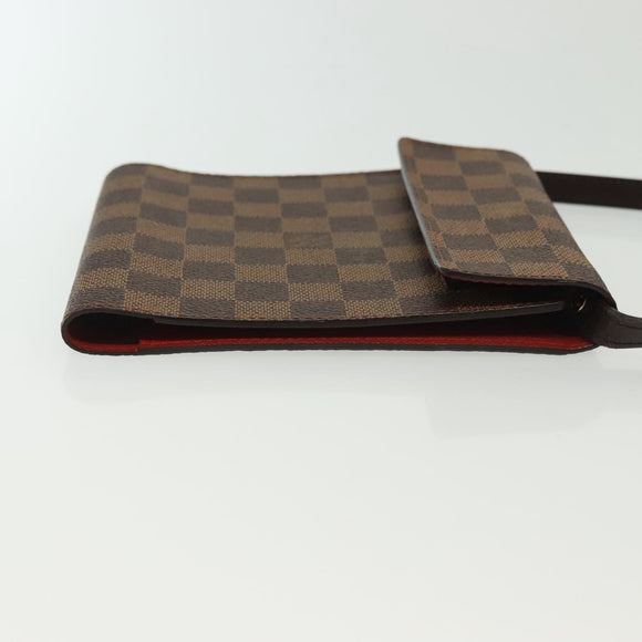 LOUIS VUITTON Damier Ebene CD Case LV Auth 137117