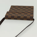 LOUIS VUITTON Damier Ebene CD Case LV Auth 137117-6