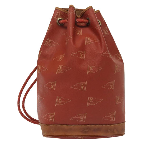 LOUIS VUITTON LV Cup Saint Tropez Shoulder Bag Red M80026 LV Auth 137121