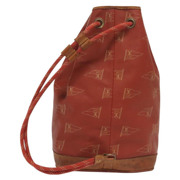 LOUIS VUITTON LV Cup Saint Tropez Shoulder Bag Red M80026 LV Auth 137121