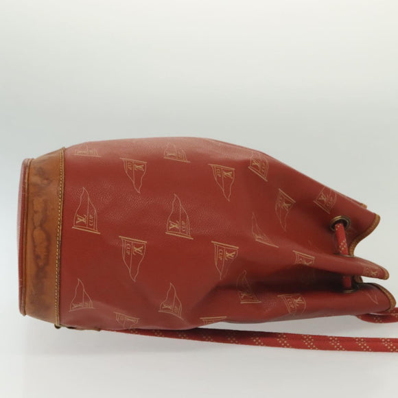 LOUIS VUITTON LV Cup Saint Tropez Shoulder Bag Red M80026 LV Auth 137121