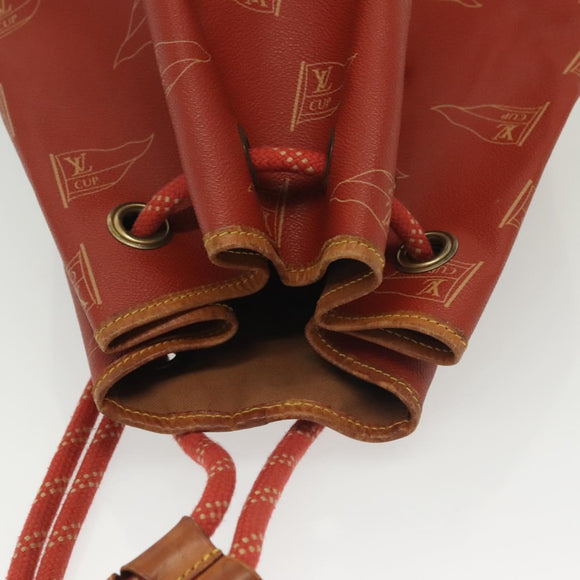 LOUIS VUITTON LV Cup Saint Tropez Shoulder Bag Red M80026 LV Auth 137121