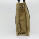 HERMES Fourre Tout PM Hand Bag Canvas Green Gray Auth 137122-4