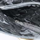 Salvatore Ferragamo Gancini Shoulder Bag Leather Black Gold Auth 137128-18