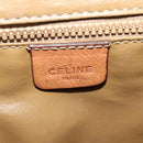CELINE Macadam Canvas Shoulder Bag PVC Leather Brown Gold Auth 137130-18