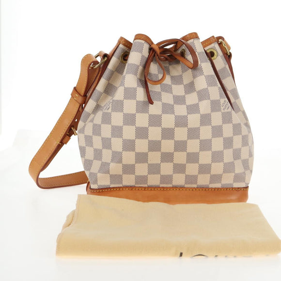 LOUIS VUITTON Damier Azur Noe BB Shoulder Bag N41220 LV Auth 137146A