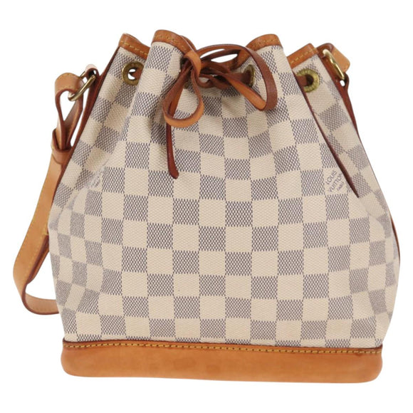 LOUIS VUITTON Damier Azur Noe BB Shoulder Bag N41220 LV Auth 137146V